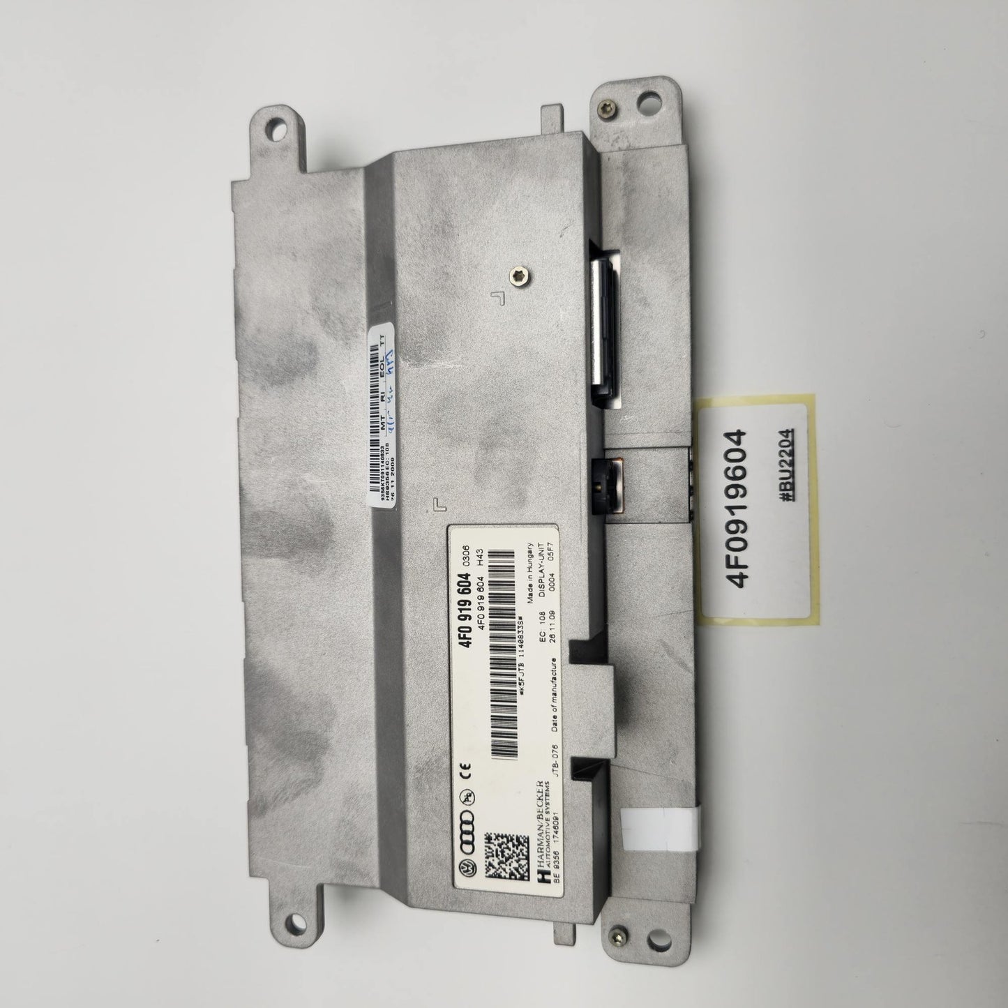 2008-2017 Audi A4 MMI Navigation Display Screen 4F0919604