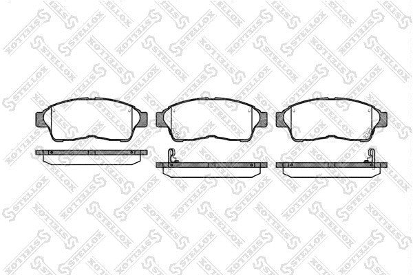 STELLOX 1993-2014 Toyota Celica Front Disc Brake Pad Kit 0446533021