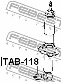 FEBEST 1995-2009 Toyota 4Runner Front Shock Absorber Bushing TAB-118