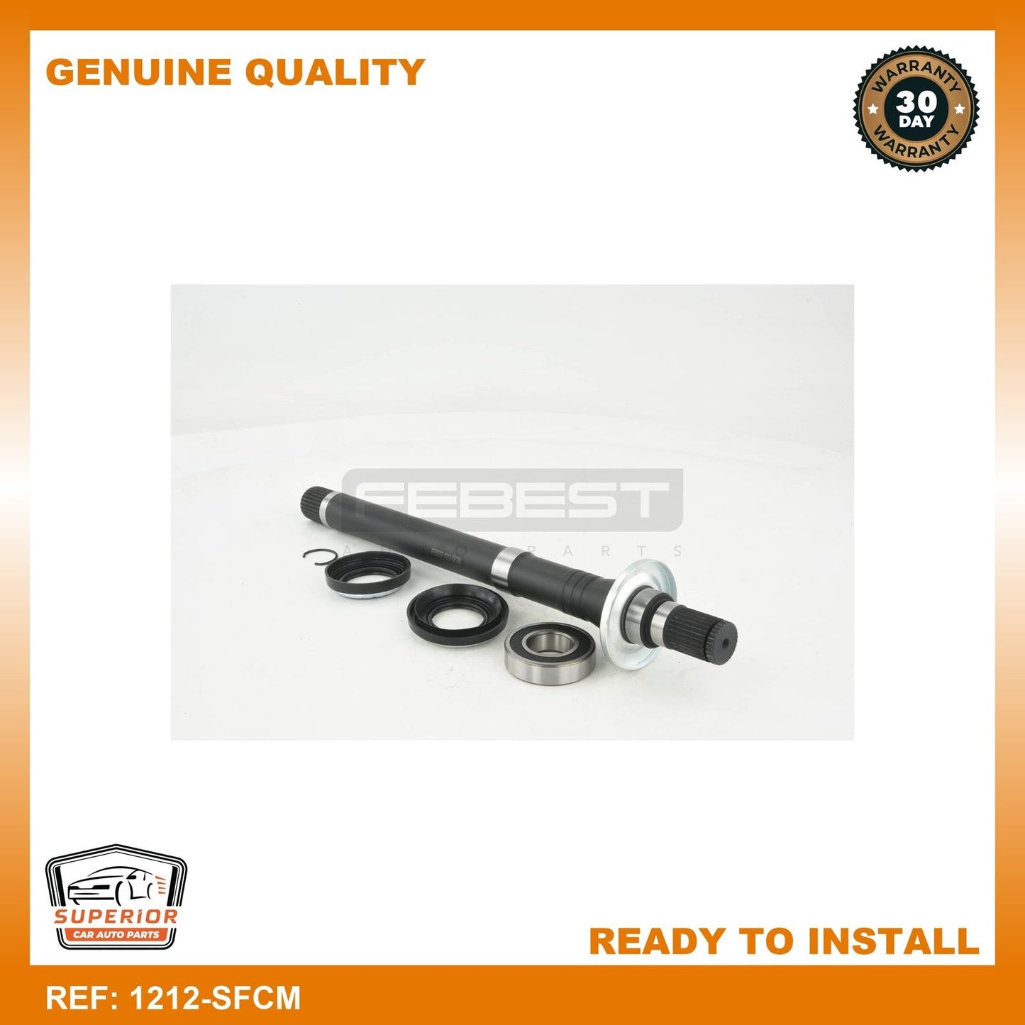 FEBEST 2005-2010 Hyundai Santa Fe Axle Half Shaft Right 1212-SFCM