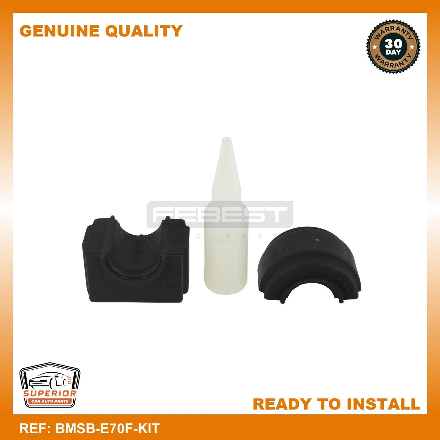 Febest 2006-2013 BMW X5 Front Stabilizer Bar Bush Kit BMSB-E70F-KIT