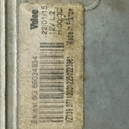 2008-2013 BMW 128I Valeo Lighting Ballast 6G89034934