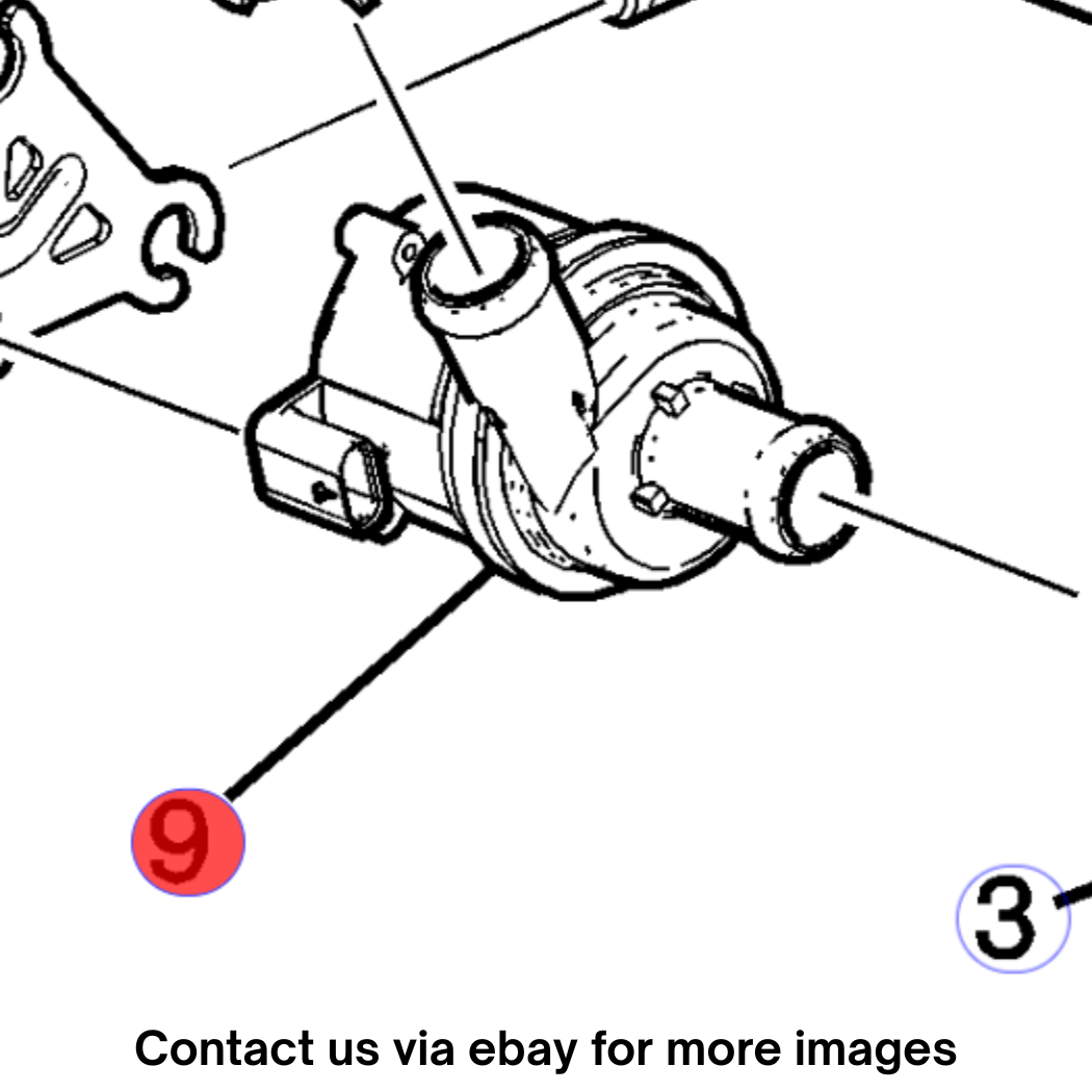 2018 Cadillac CTS Heater Coolant Pump Used OEM 23208583