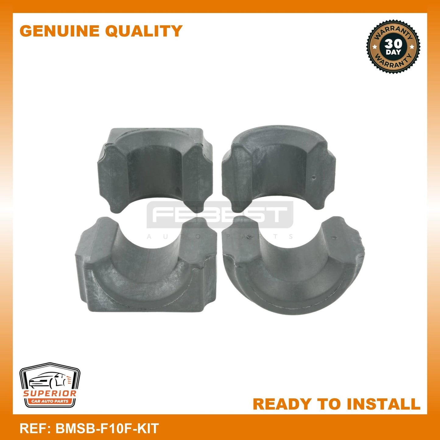 Febest Front Stabilizer Bar Bushing Kit BMSB-F10F-KIT