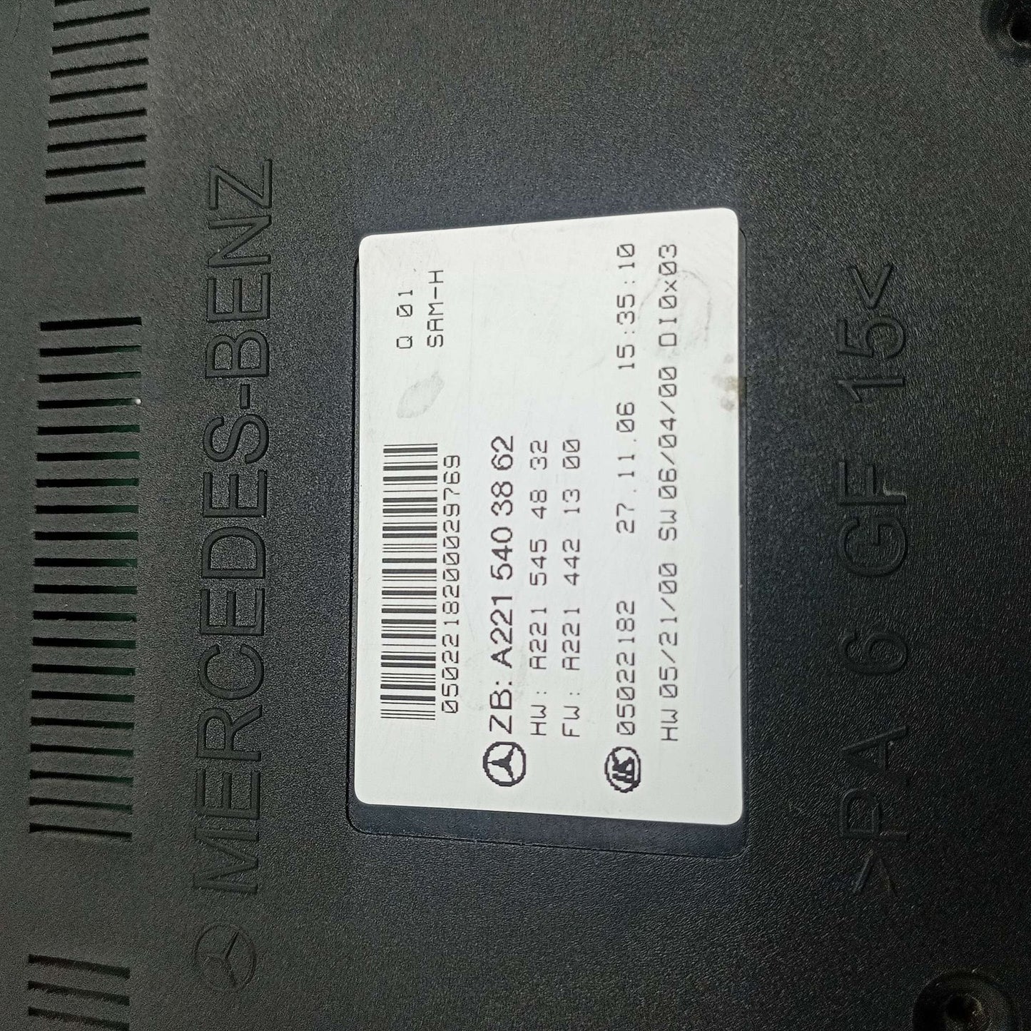 2007-2014 Mercedes-Benz S550 Rear Trunk SAM Module A2215403862