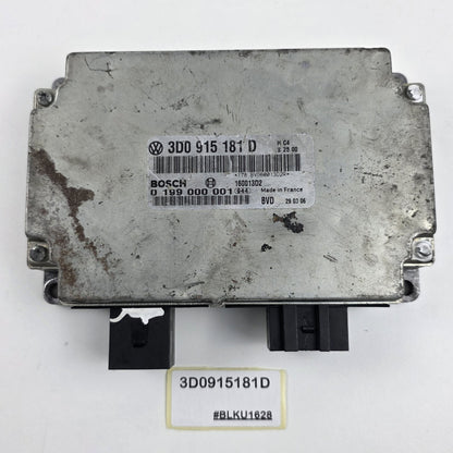 2004-2006 Bentley Continental GTC CONTROL UNIT FOR BATTERY MONITORING 3D0915181D