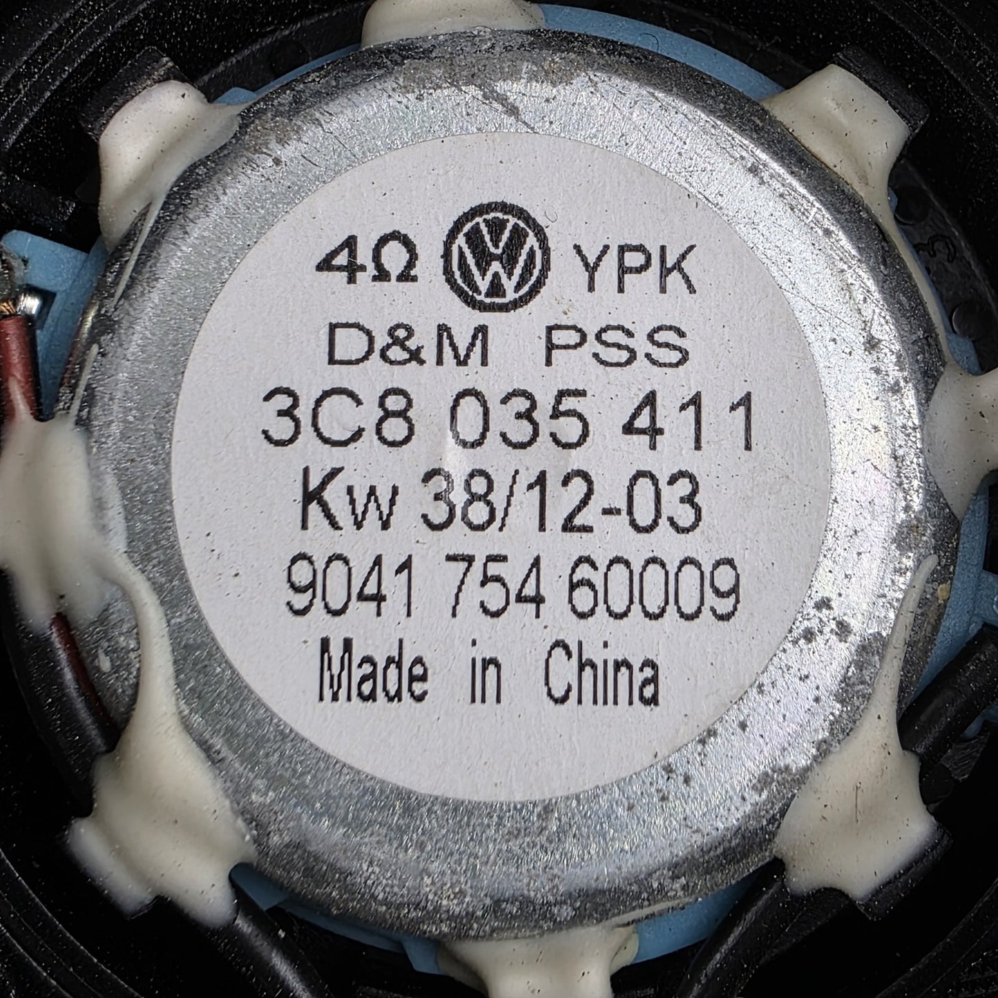 2005-2017 Volkswagen Passat B7 Front Door Tweeter Speaker 3C8035411