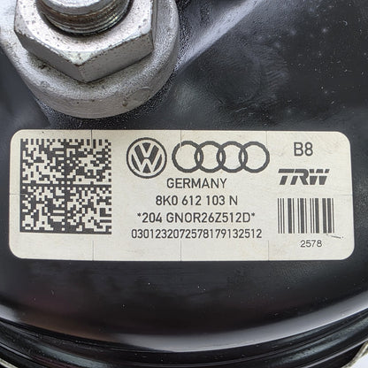 2012-2014 Audi A5 Quattro Power Brake Booster 8K0612103N