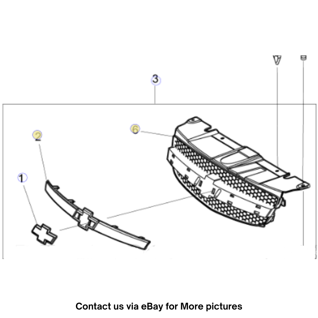 2009 Chevrolet  Lumina S Front Grille Assembly Used OEM 92173169