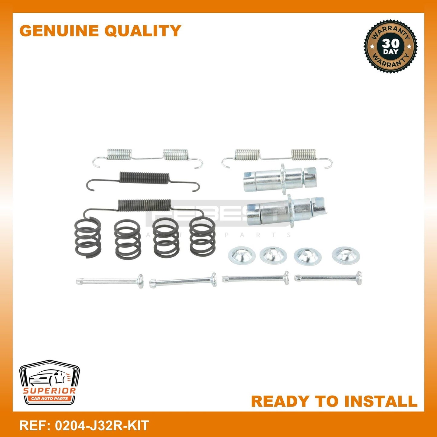 FEBEST 2003-2014 Nissan Murano Brake Shoe Fitting Kit 0204-J32R-KIT