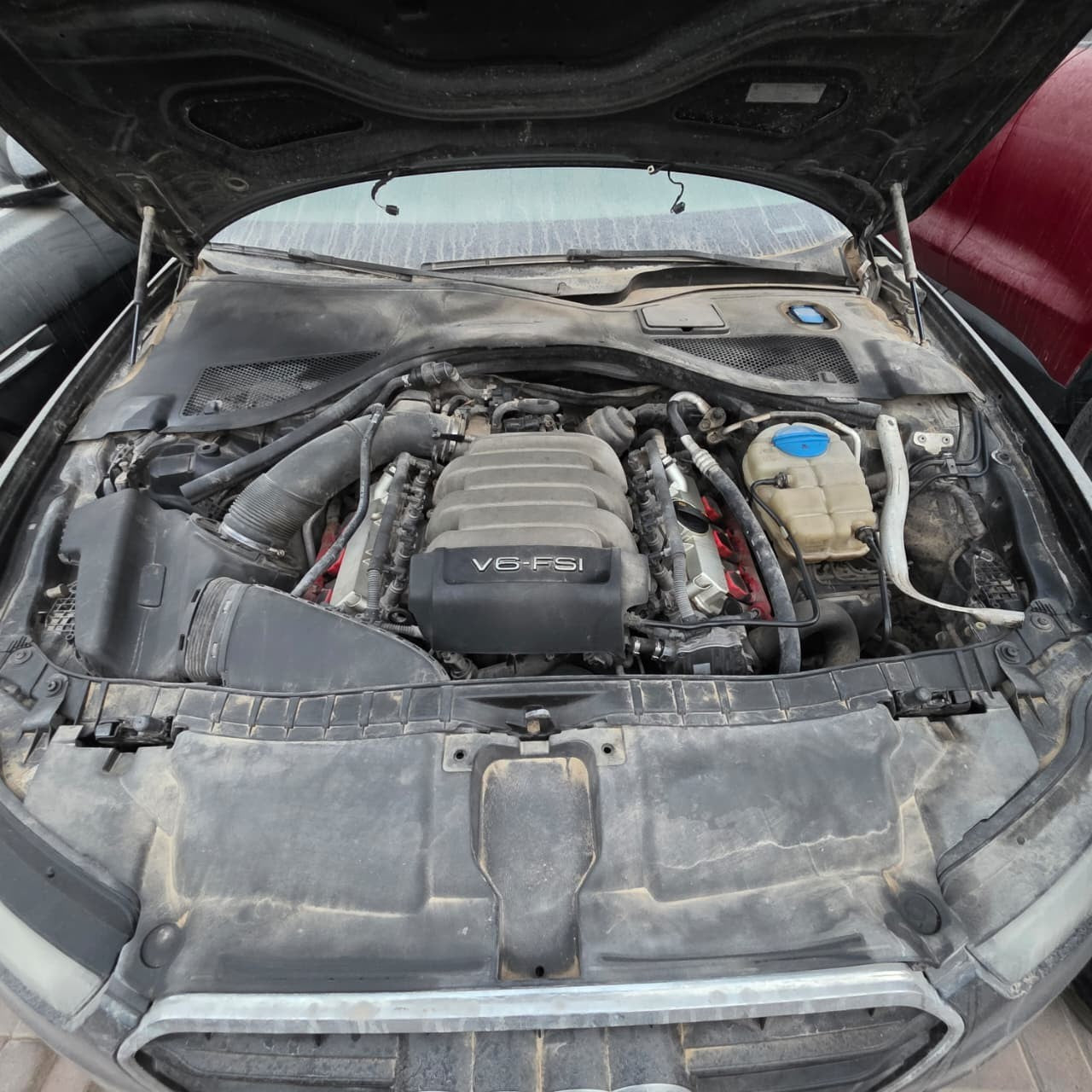 2012–2015 Audi A6 Underlay Right Rear Used OEM 4H0837278