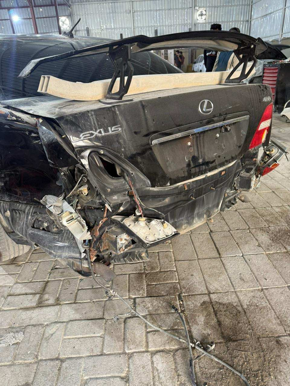 2002 Lexus LS430 Frame Back Window Upper 6313350030
