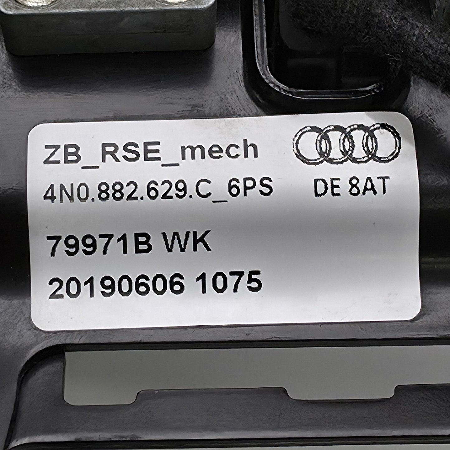 2020-2021 Audi S8 Video Monitor Bracket 4N0882629C