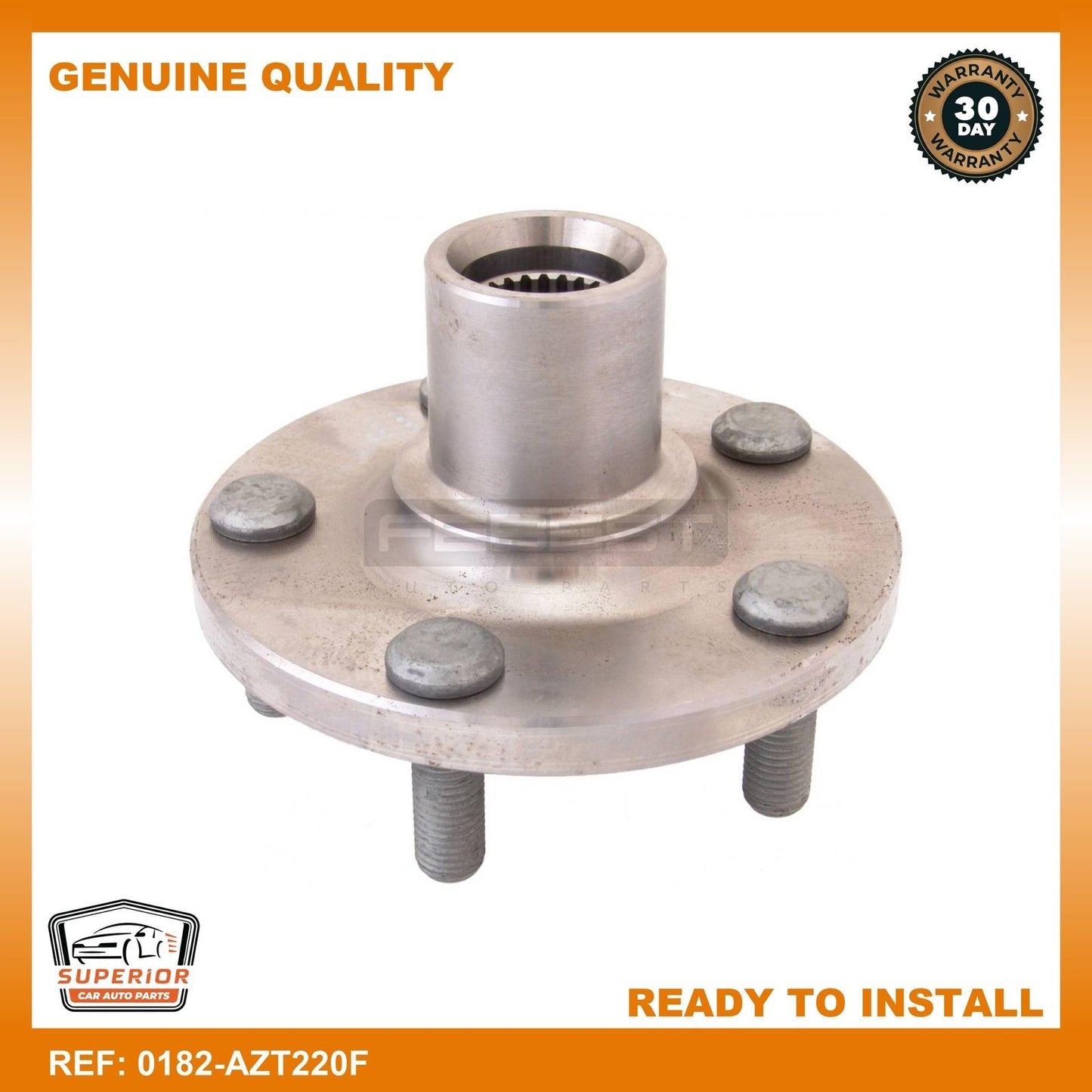 Febest 2007-2014 Toyota Corolla Front Wheel Hub 0182-AZT220F