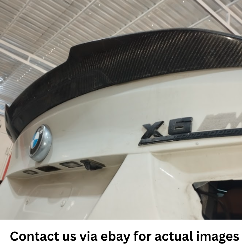 2012 BMW X6 Rear Spoiler Carbon Fiber Used OEM 51622210387