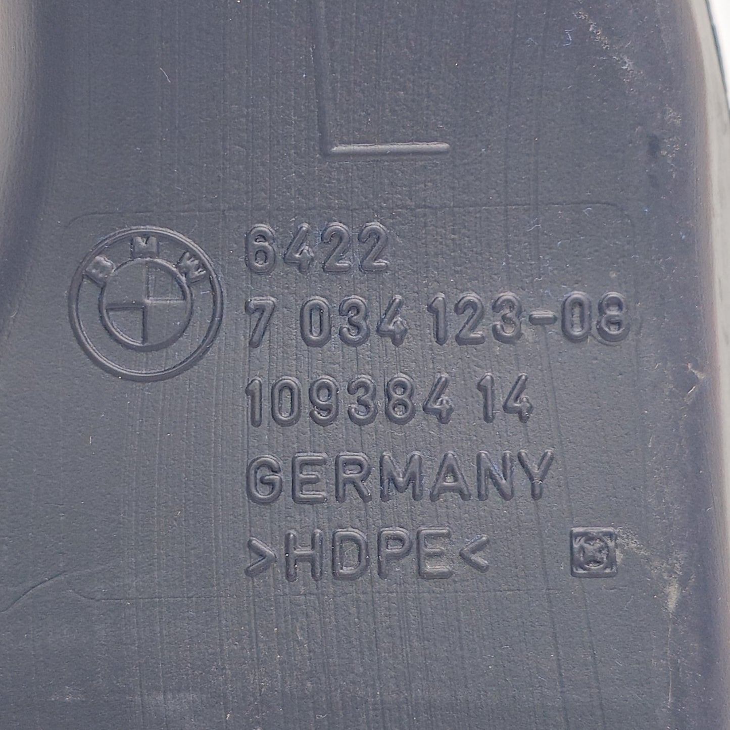 2003-2010 BMW E64 Air Duct Footwell Left 7034123