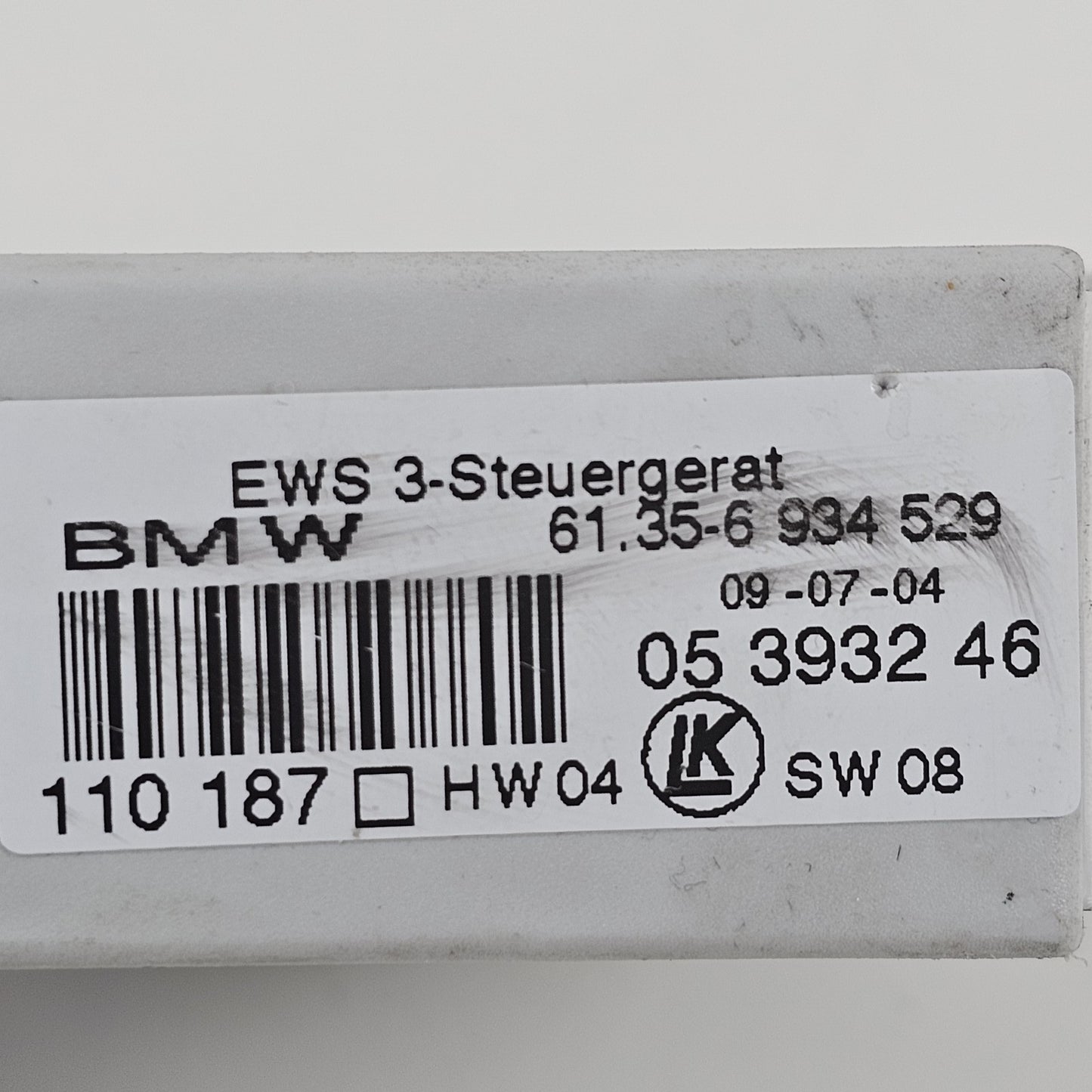 2003-2010 BMW X3 E83 EWS3 Immobiliser Module 61356934529