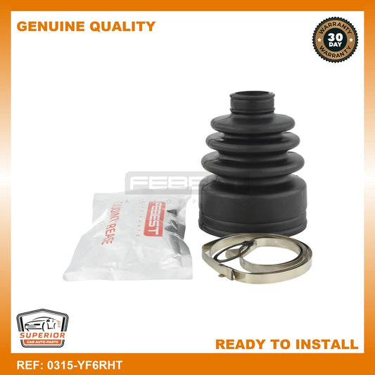 FEBEST 2009-2015 Honda Pilot Boot Inner CV Joint Kit 0315-YF6RHT