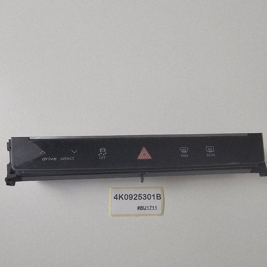2019-2025 Audi A7 Control Switch Assembly 4K0925301B