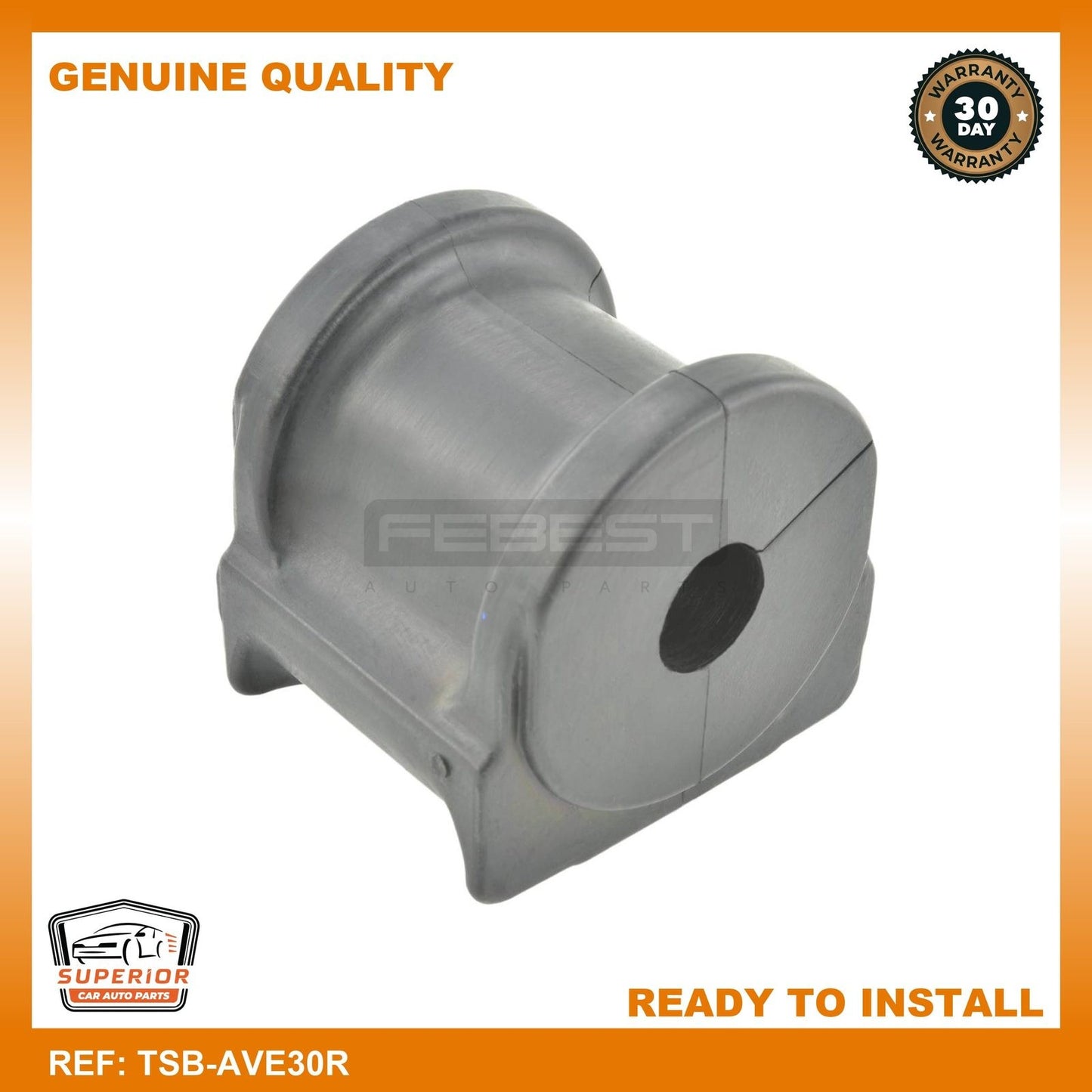 FEBEST 2019-2024 Toyota RAV4 Rear Stabilizer Bar Bush TSB-AVE30R