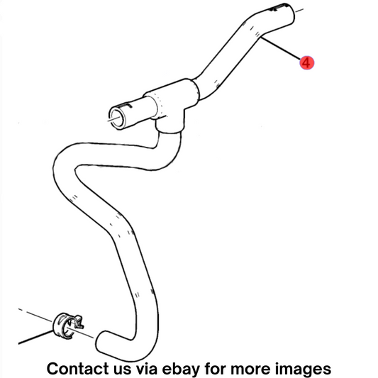 2018 Cadillac CTS Heater Outlet Hose Used OEM 23508654