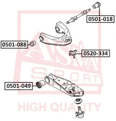 Febest Ball Joint Front Upper Arm 0520-334