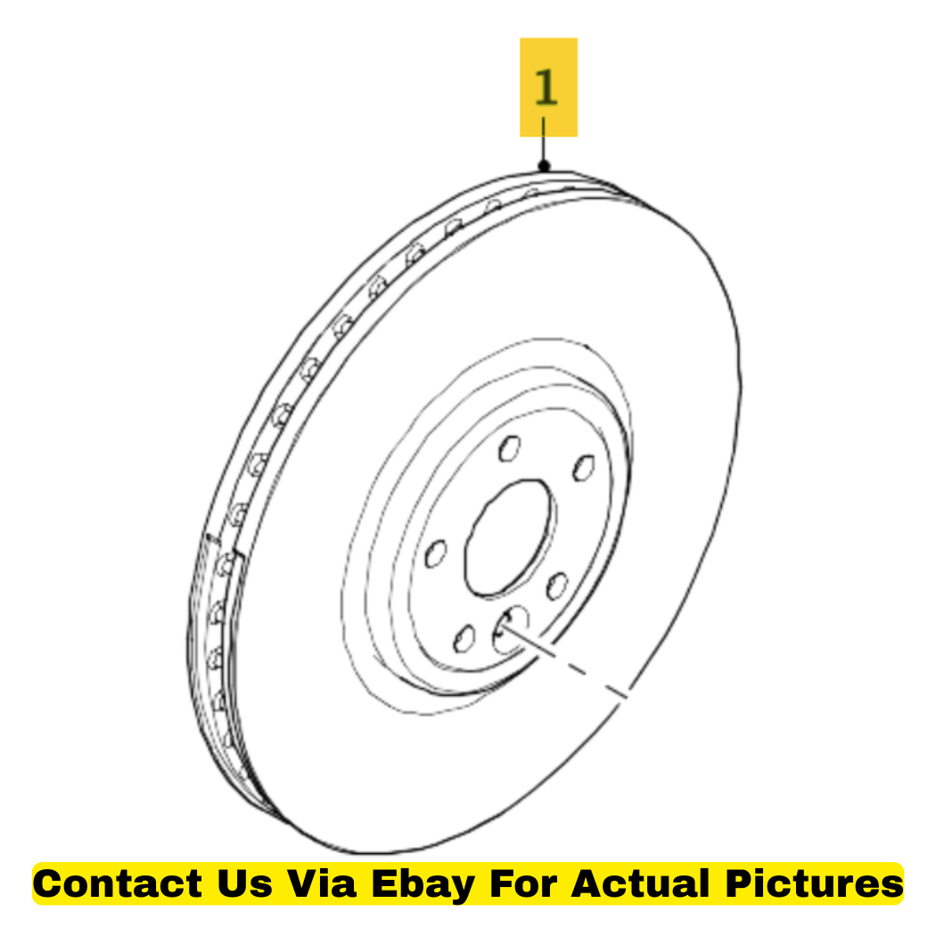 2018 Jaguar F‑Pace Brake Disc Kit Used OEM T4A2342