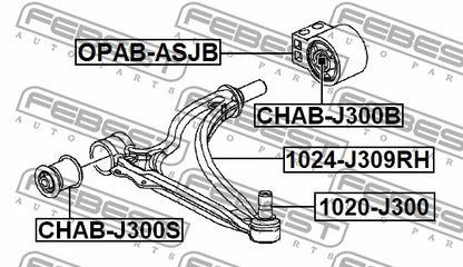 FEBEST 2012-2014 Chevrolet Orlando Track Control Arm 1024-J309RH