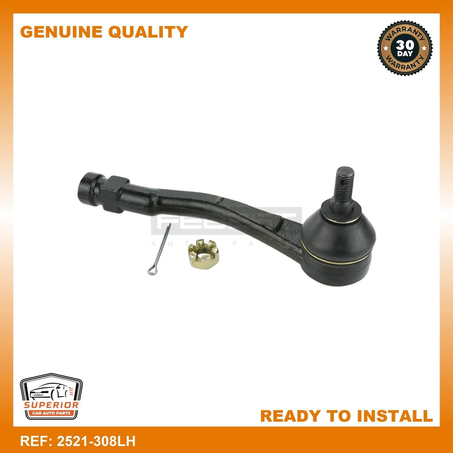 FEBEST CITROEN Tie Rod End 2521-308LH