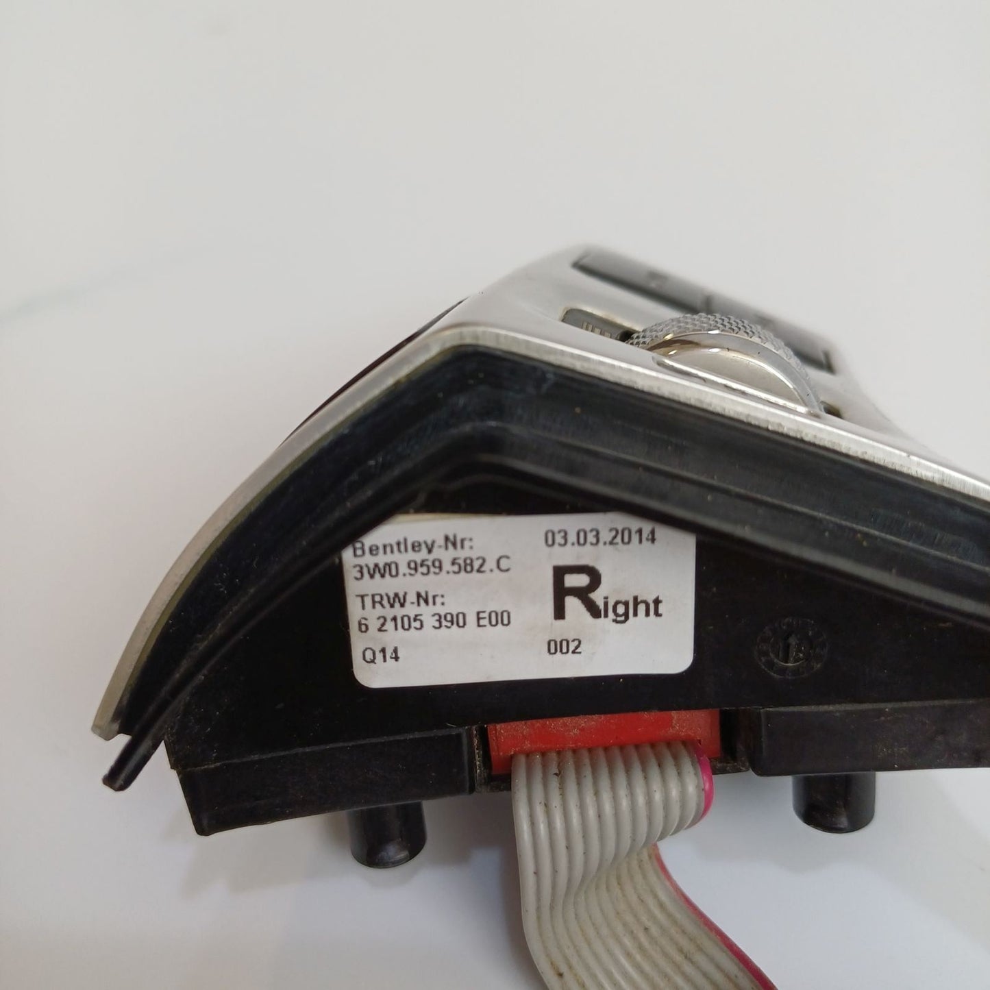 2013-2018 Bentley Continental GTC Right Steering Wheel Switch 3W0959582C