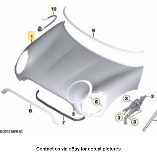 2007–2015 Mini Cooper Hood / Bonnet OEM 41617318364