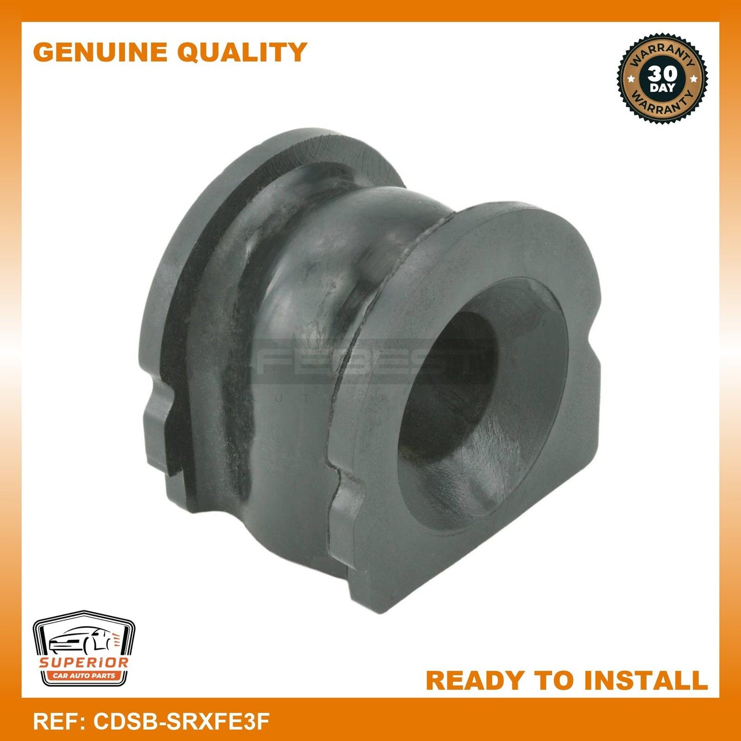 Febest 2010-2016 Cadillac SRX Front Stabilizer Bar Bushing CDSB-SRXFE3F