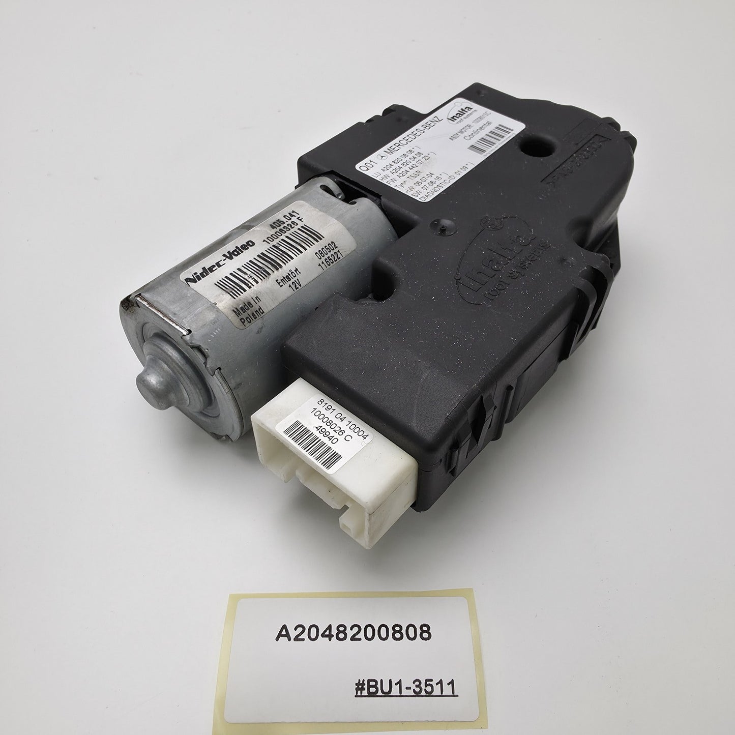 2007-2013 Mercedes-Benz GLK Sunroof Motor A2048200808
