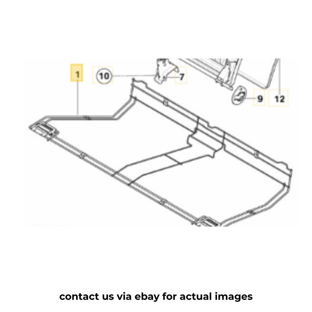 2011–2015 Mini Cooper Rear Seat Frame Used OEM 52202751374