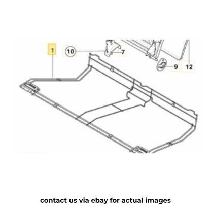 2011–2015 Mini Cooper Rear Seat Frame Used OEM 52202751374