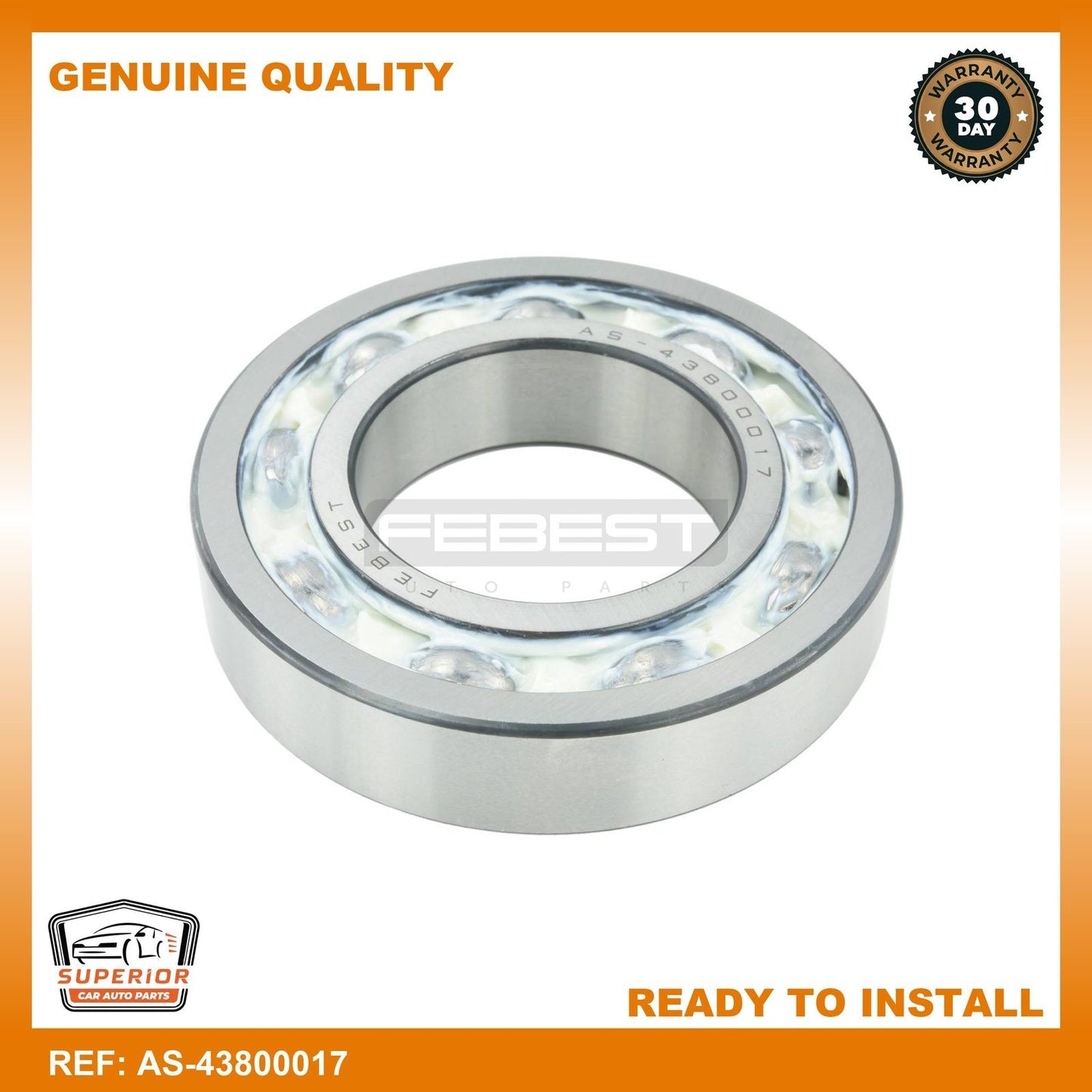 FEBEST 2009 Toyota Land Cruiser Ball Bearing AS-43800017