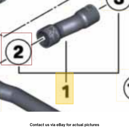 2012 Mini Cooper Radiator Coolant Hose Upper Used OEM 17122754203