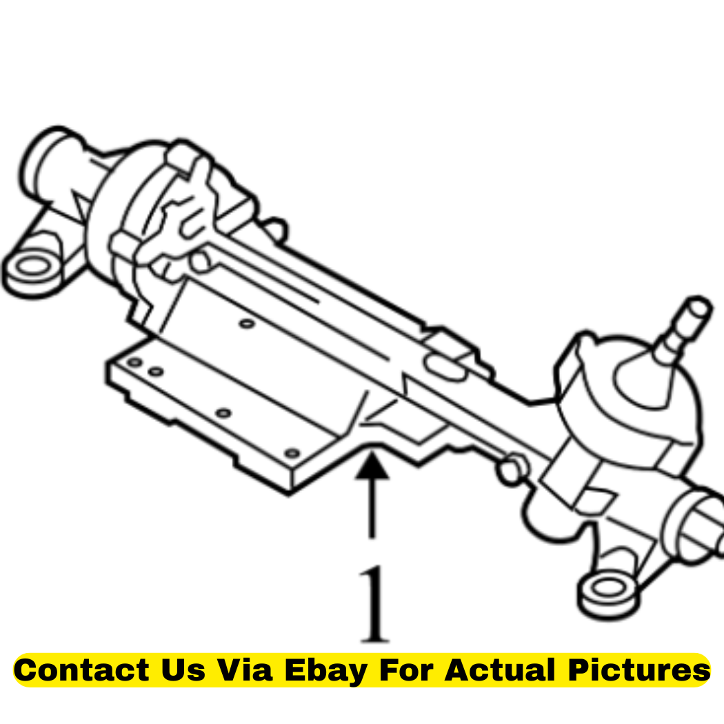 2012 Volkswagen CC Steering Rack & Pinion Assembly Used OEM 3AB423061M
