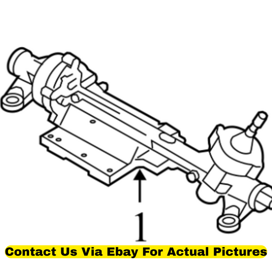 2012 Volkswagen CC Steering Rack & Pinion Assembly Used OEM 3AB423061M
