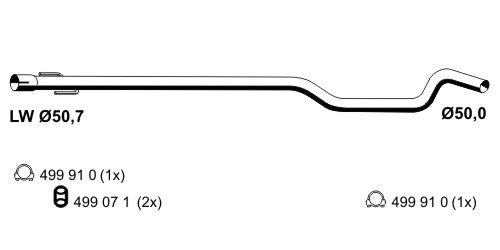 SAMPA Exhaust Manifold Gasket 033.473