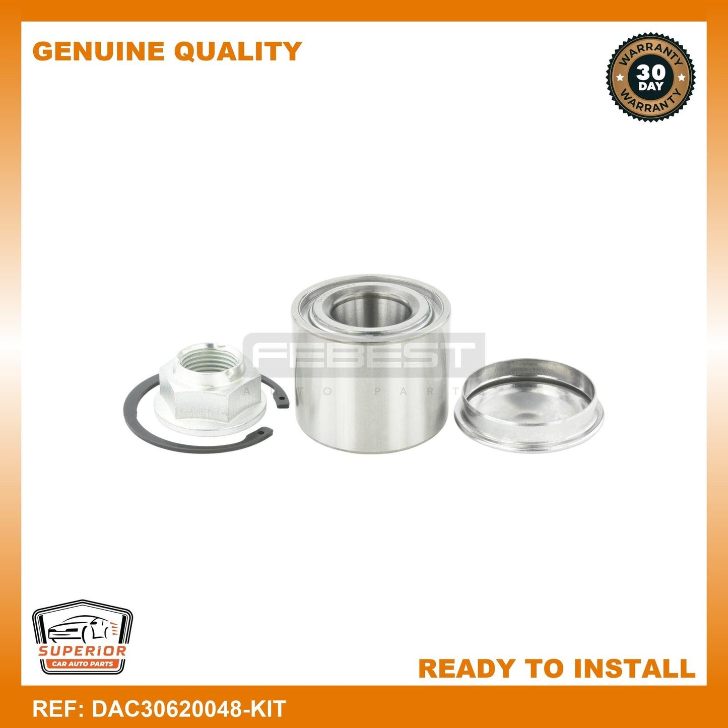 FEBEST LADA Rear Wheel Bearing Repair Kit DAC30620048-KIT