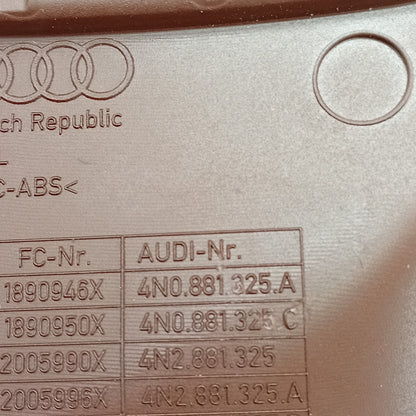 2019-2024 Audi A8 Seat Frame Trim Panel 4N0881325A