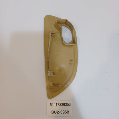 2009-2017 BMW F11 Interior Door Handle Cup Left Schwarz 51417226353
