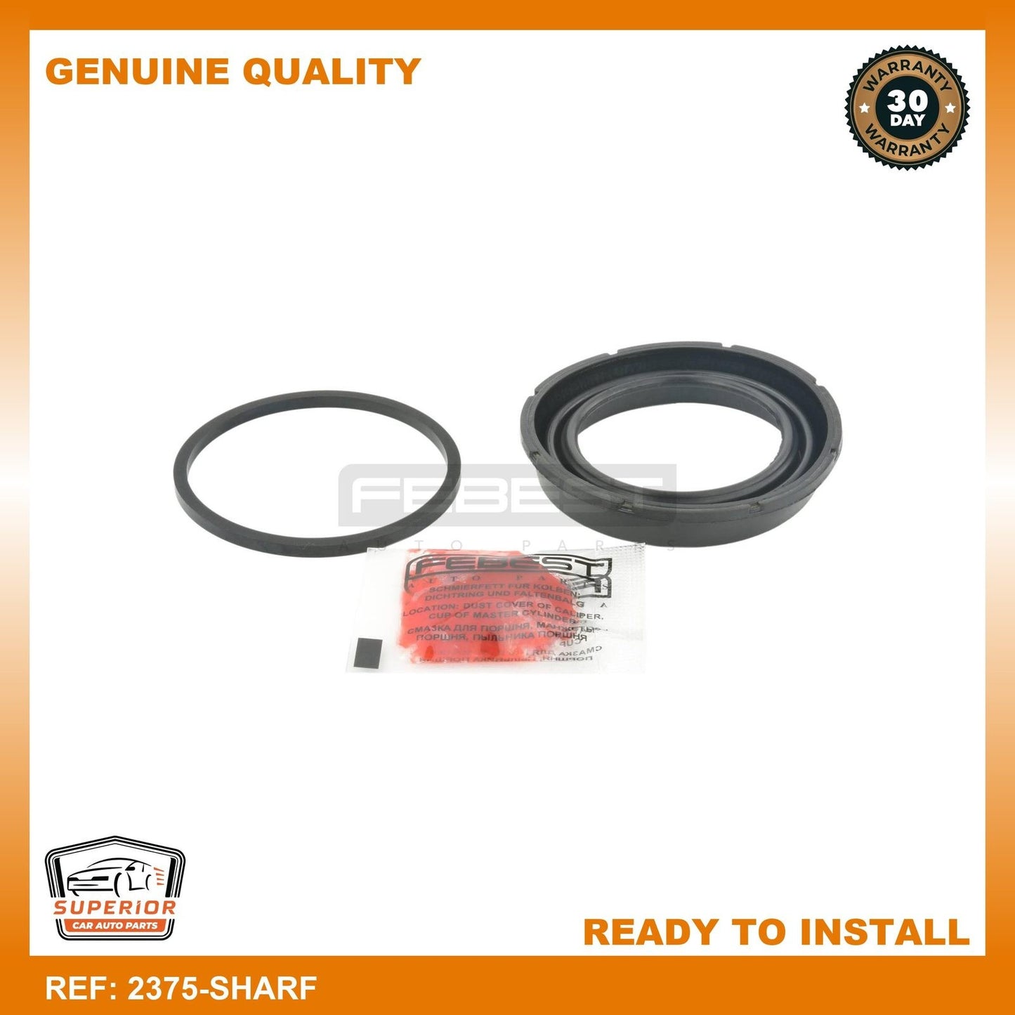 FEBEST 2002-2008 Seat Alhambra Repair Kit Brake Caliper 2375-SHARF