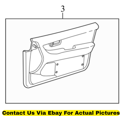 2002 Lexus LS430 Front Right Inner Door Trim Panel Used OEM 6761050370A4