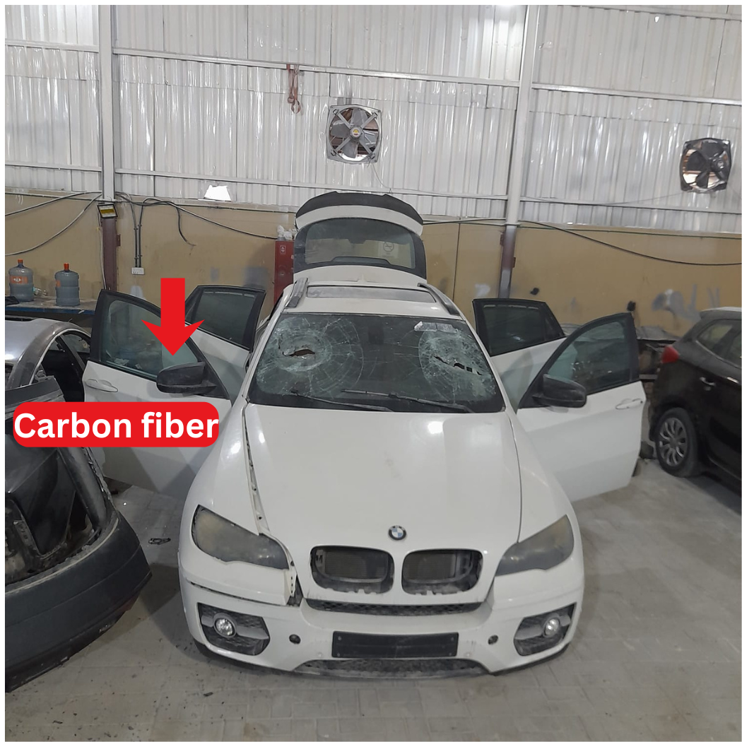 2012 BMW X6 Right Heated Outside Mirror Used OEM 51167282756