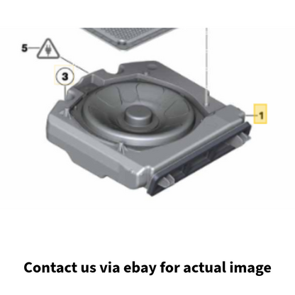 2013 BMW 520i F10 Left Central Bass Subwoofer Used OEM 65139195199