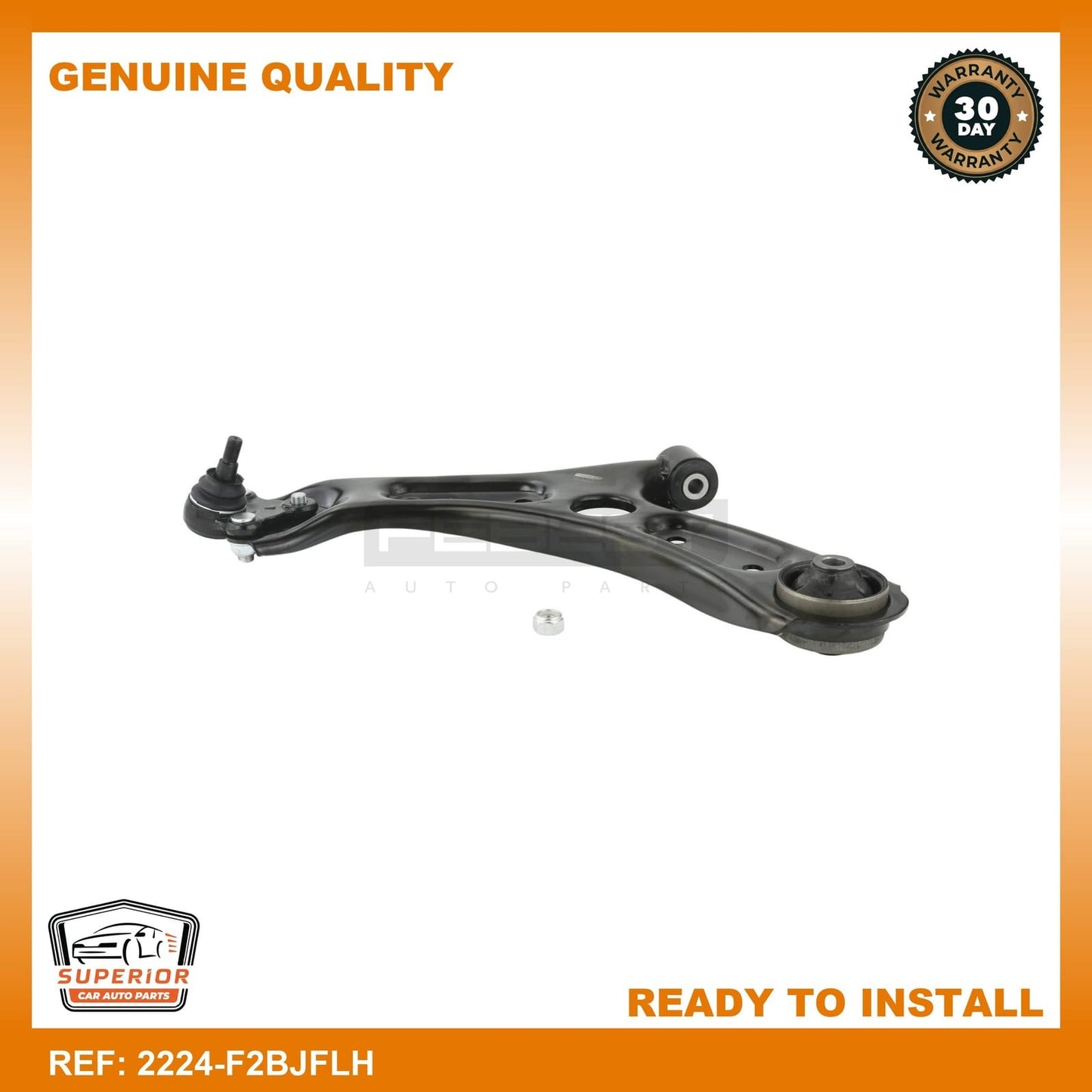 FEBEST 2018-2021 Hyundai Elantra Left Lower Front Arm 2224-F2BJFLH