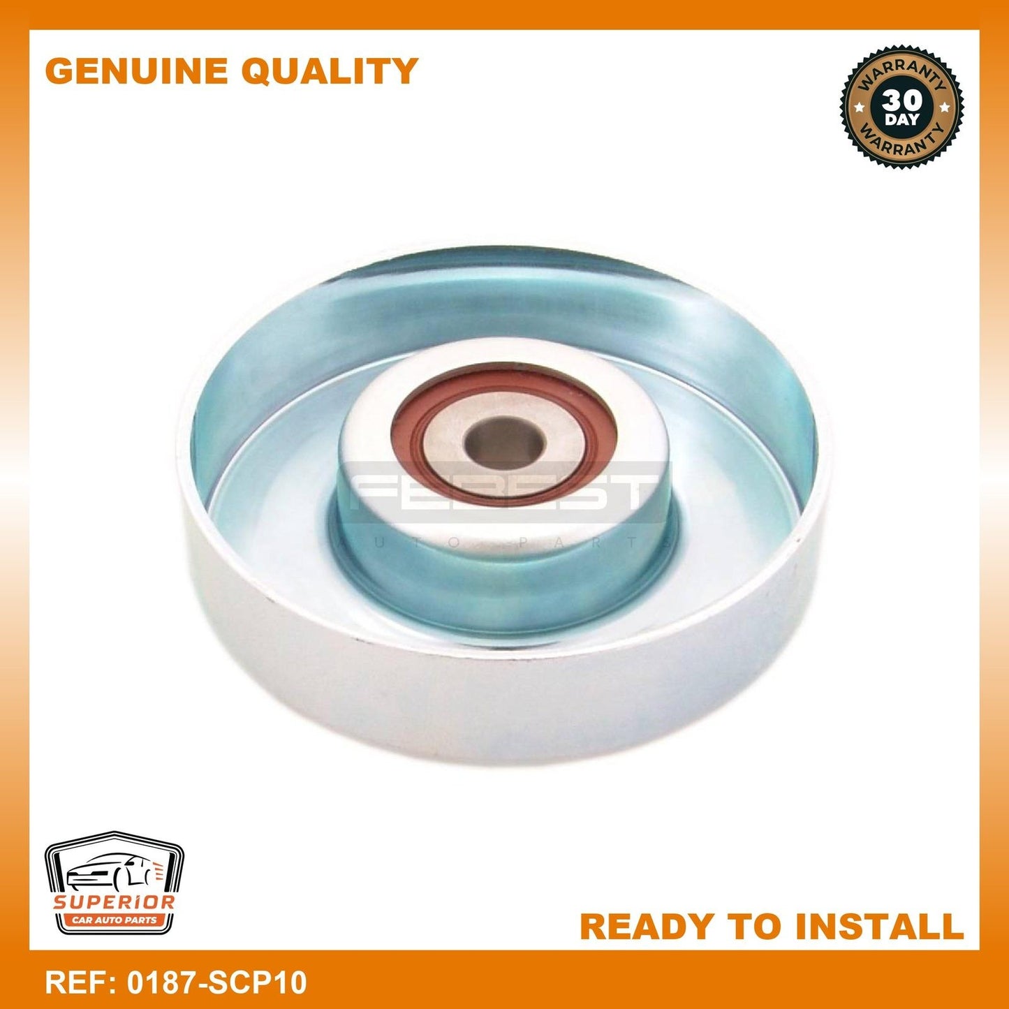 FEBEST 2004-2010 Toyota Yaris Tensioner Pulley 0187-SCP10