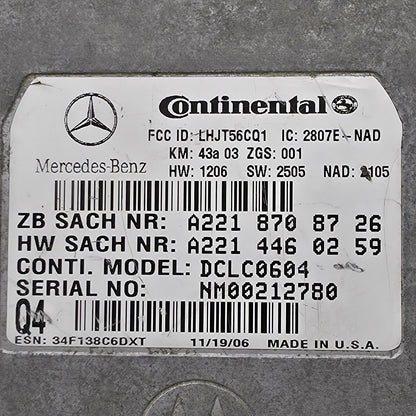 2006-2012 Mercedes GL-CLASS Voice Communication Control Module A2218708726